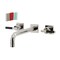 Kingston Brass KS6026CKL Wall Mount Tub Faucet, Polished Nickel KS6026CKL - alternate 1